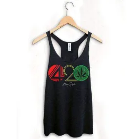 420 RASTA RACERBACK