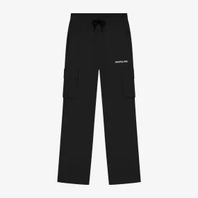 5ivepillars Relaxed Fit Cargo Sweatpants - Black