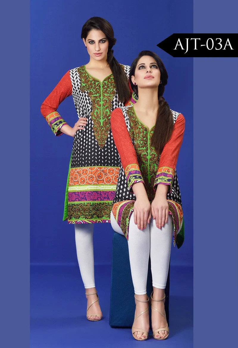 Asim Jofa Lawn Tunics Collection - AJT-3A