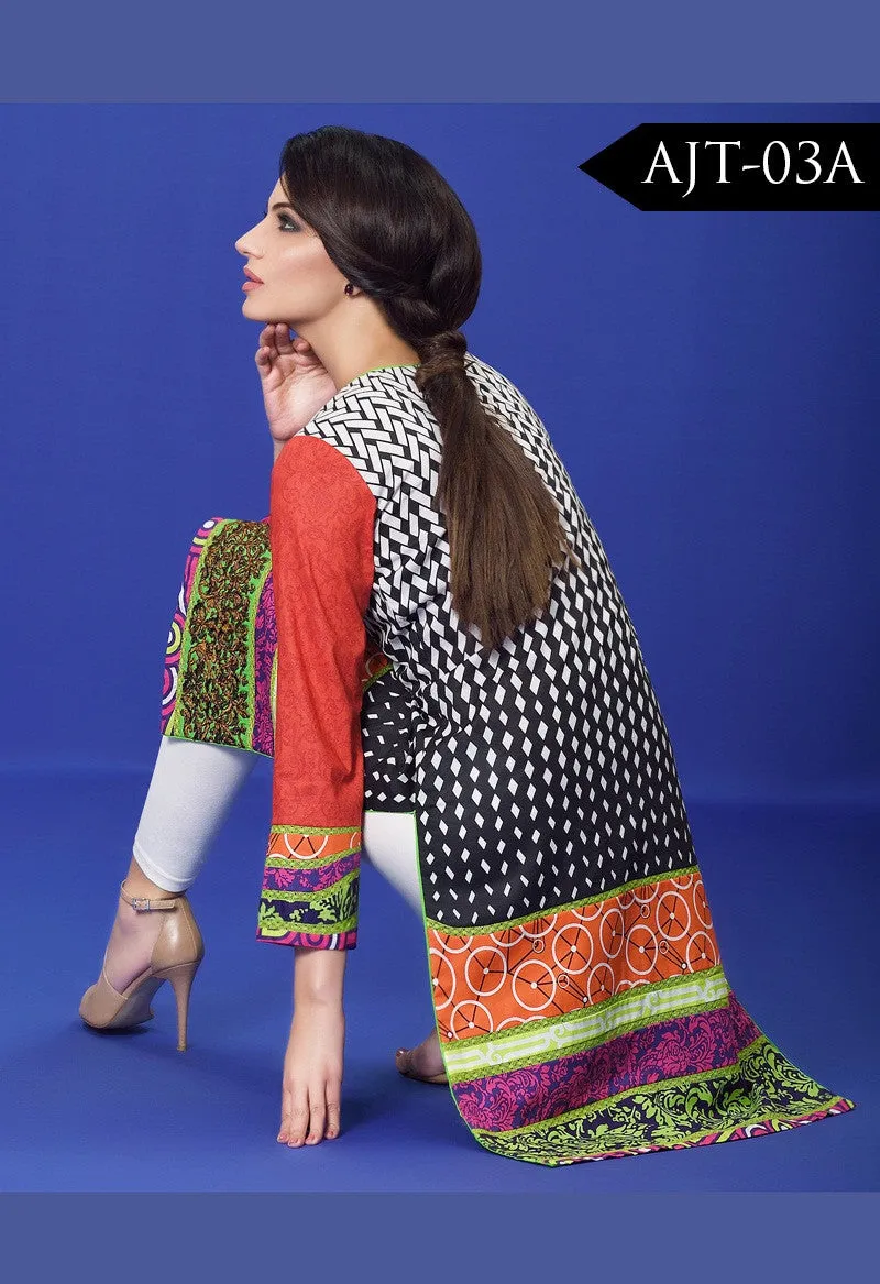 Asim Jofa Lawn Tunics Collection - AJT-3A