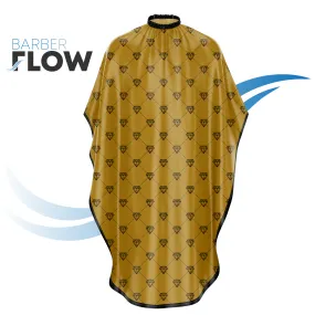 Barber Flow Diamond Gold Satin Cape