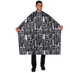 Betty Dain Vintage Barber Cutting Cape - Black