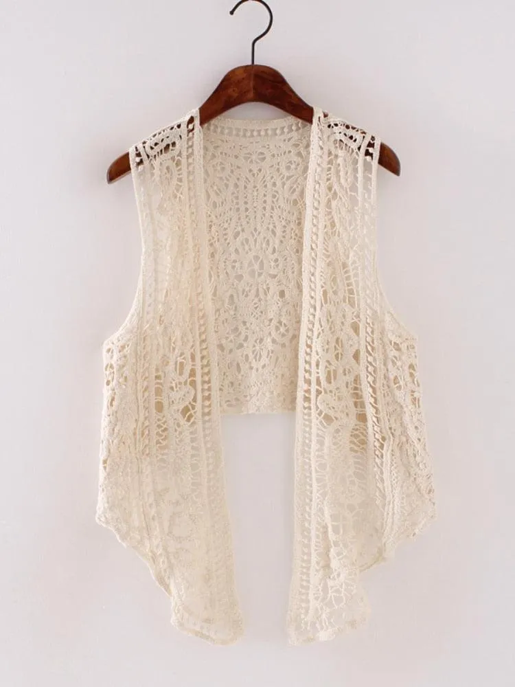 Boho Crochet Vest