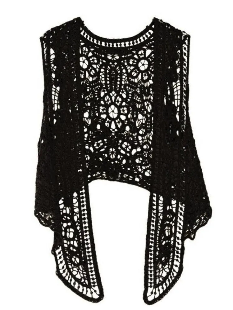 Boho Crochet Vest