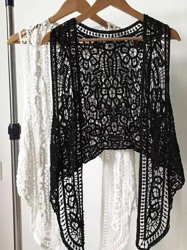 Boho Crochet Vest