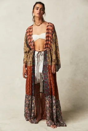 Bombay Mixed Print Kimono