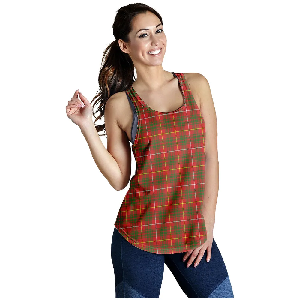 Bruce County Canada Tartan Women Racerback Tanks