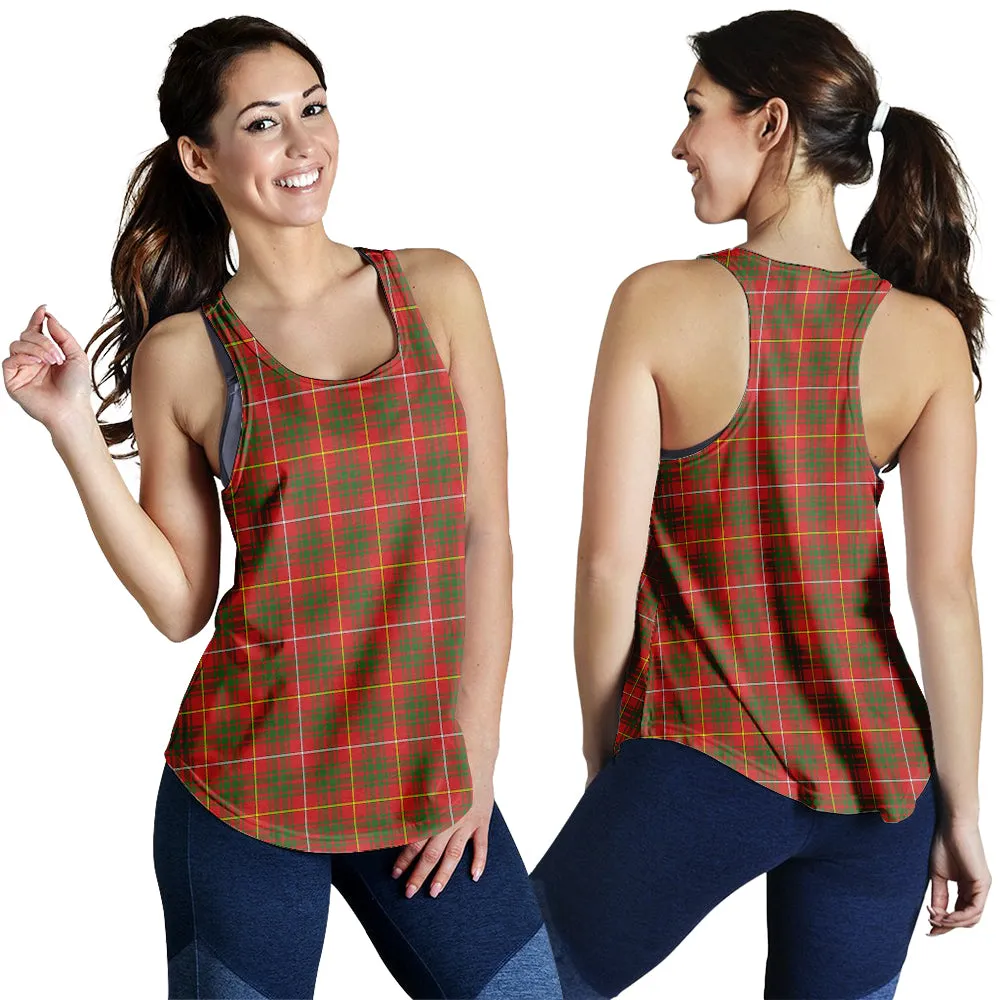 Bruce County Canada Tartan Women Racerback Tanks