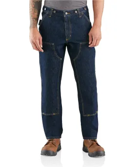 Carhartt Men's Rugged Flex Relaxed Fit Double Front Utility Logger Jeans