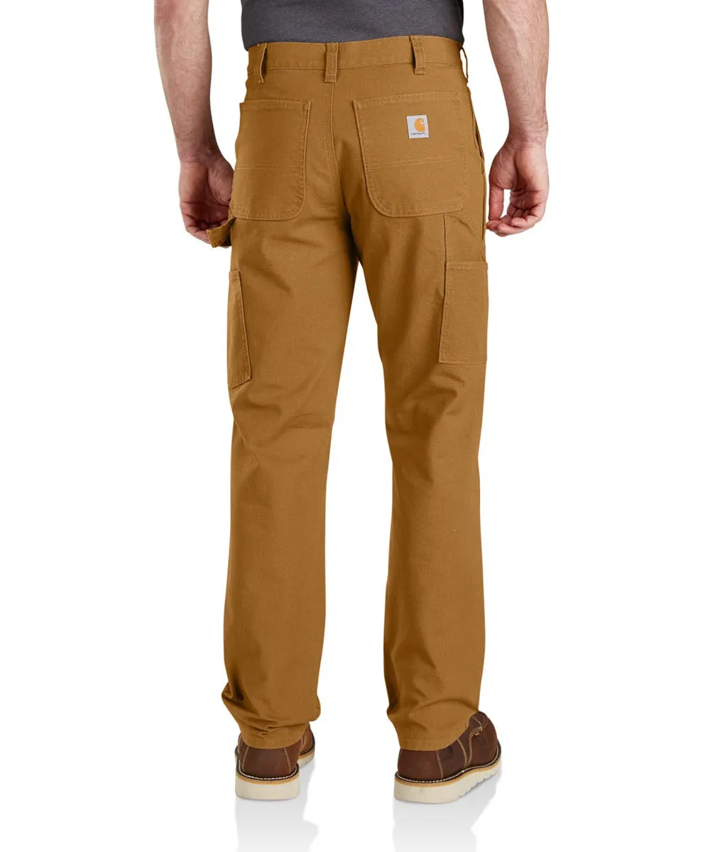 Carhartt Men’s Rugged Flex Relaxed Fit Duck Dungaree - Carhartt Brown