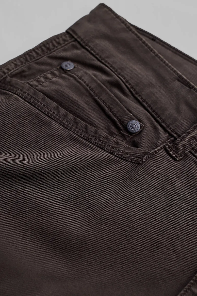 Carob Brown Relaxed Fit Cargo Pants