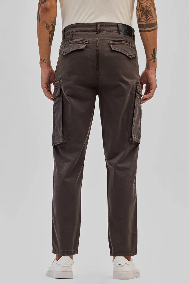 Carob Brown Relaxed Fit Cargo Pants