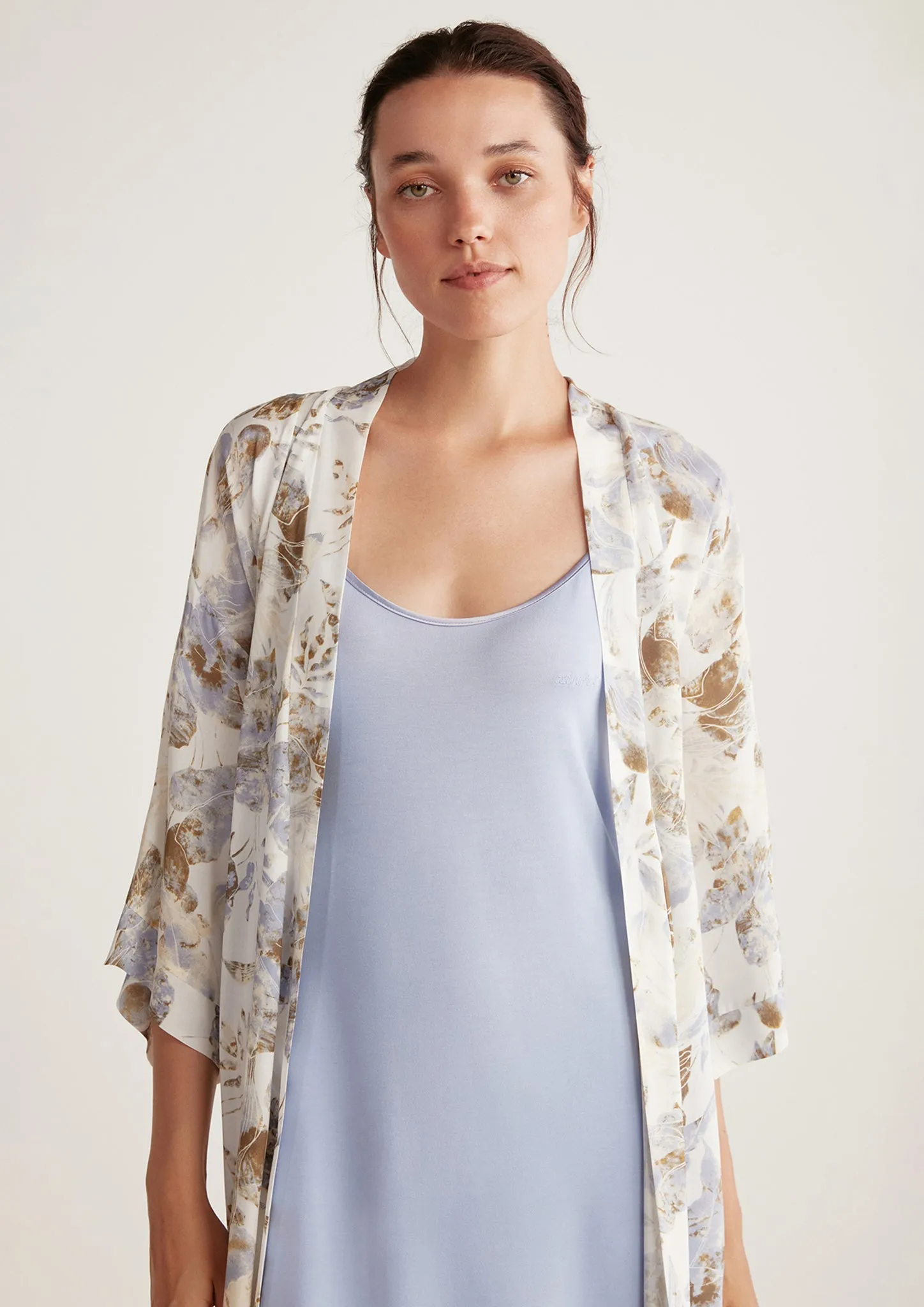 Chemise With Robe Sleepwear