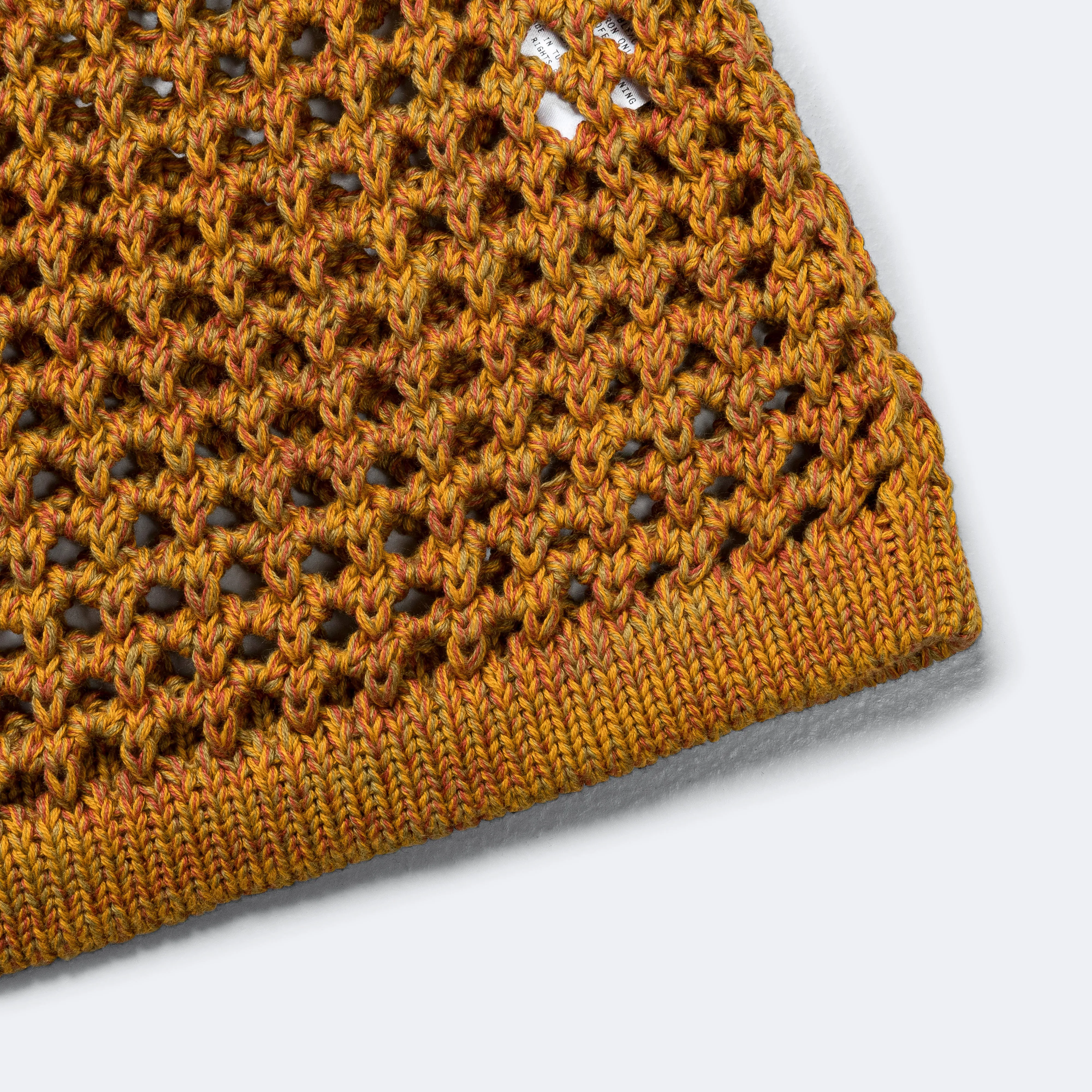 Crochet Vest - Orange Mustard