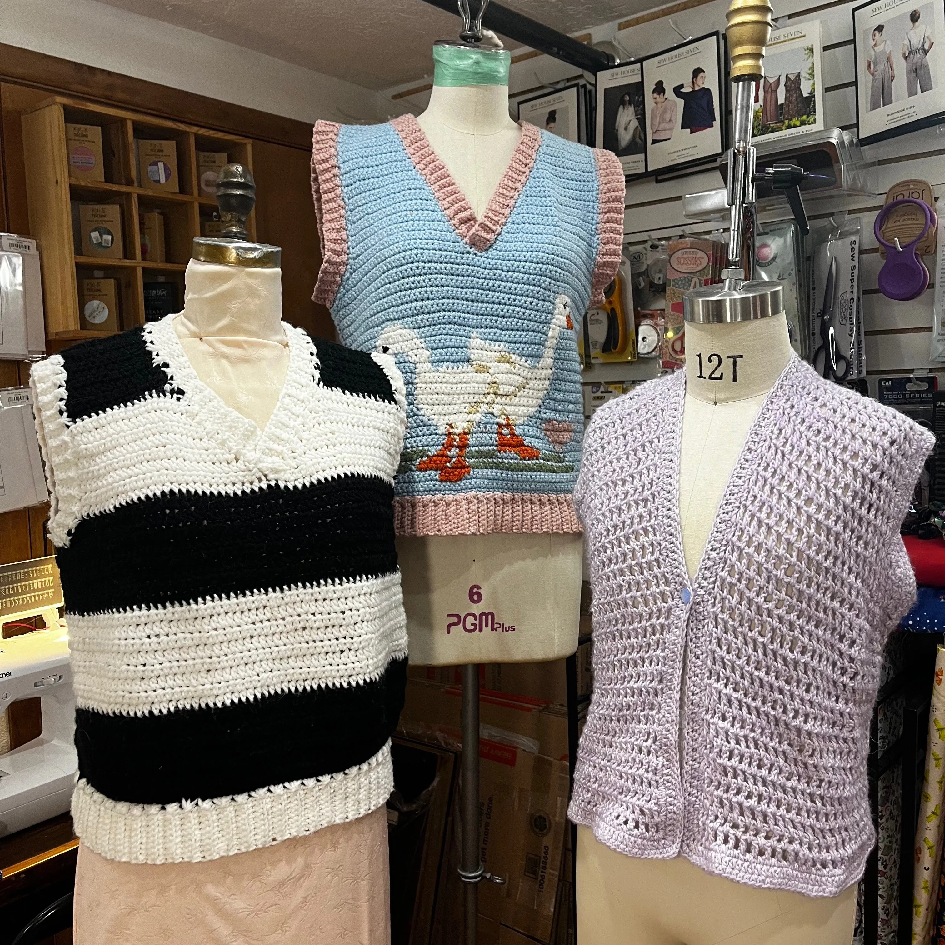 Crochet Vests (Intermediate)