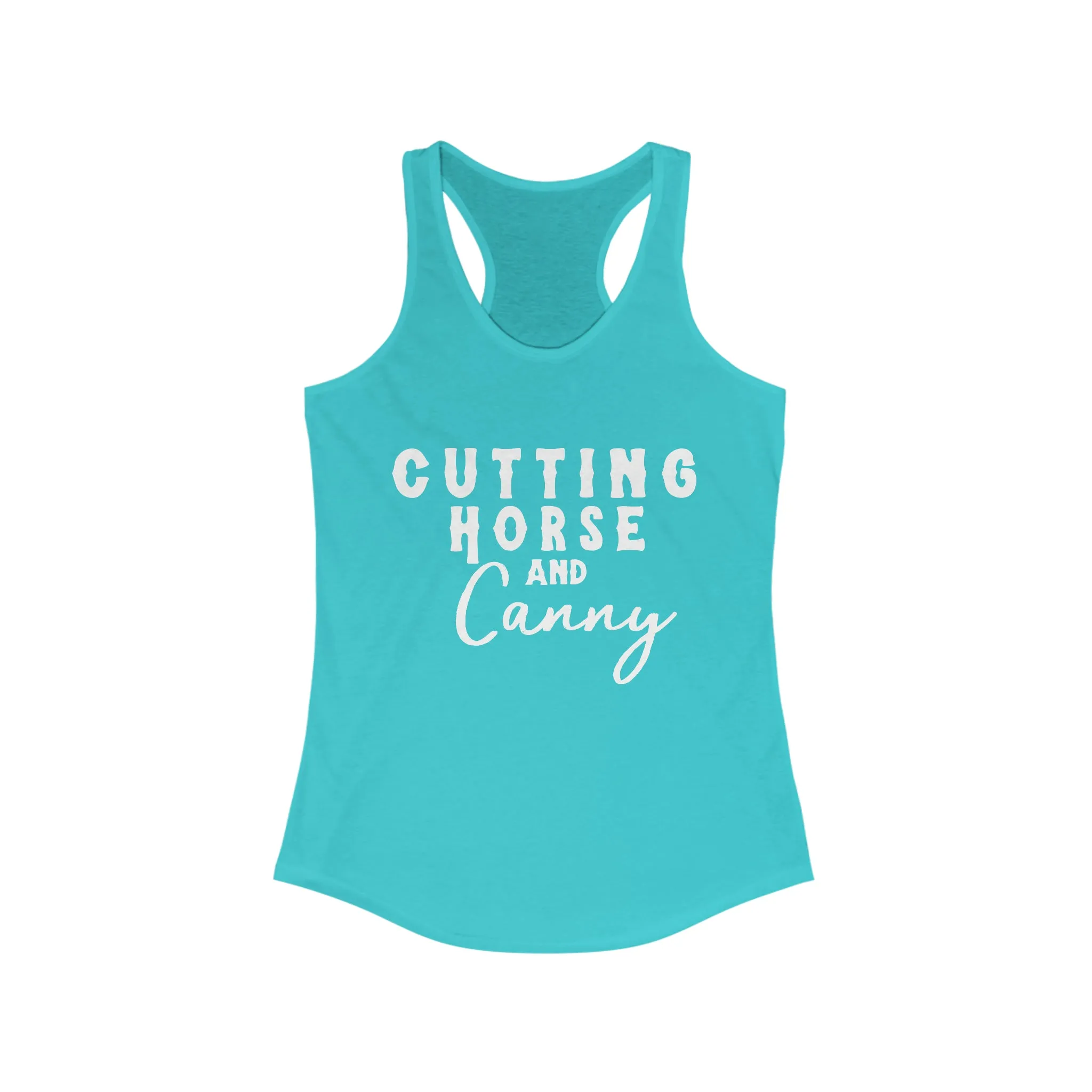 Cutting Horse & Canny Racerback Tank