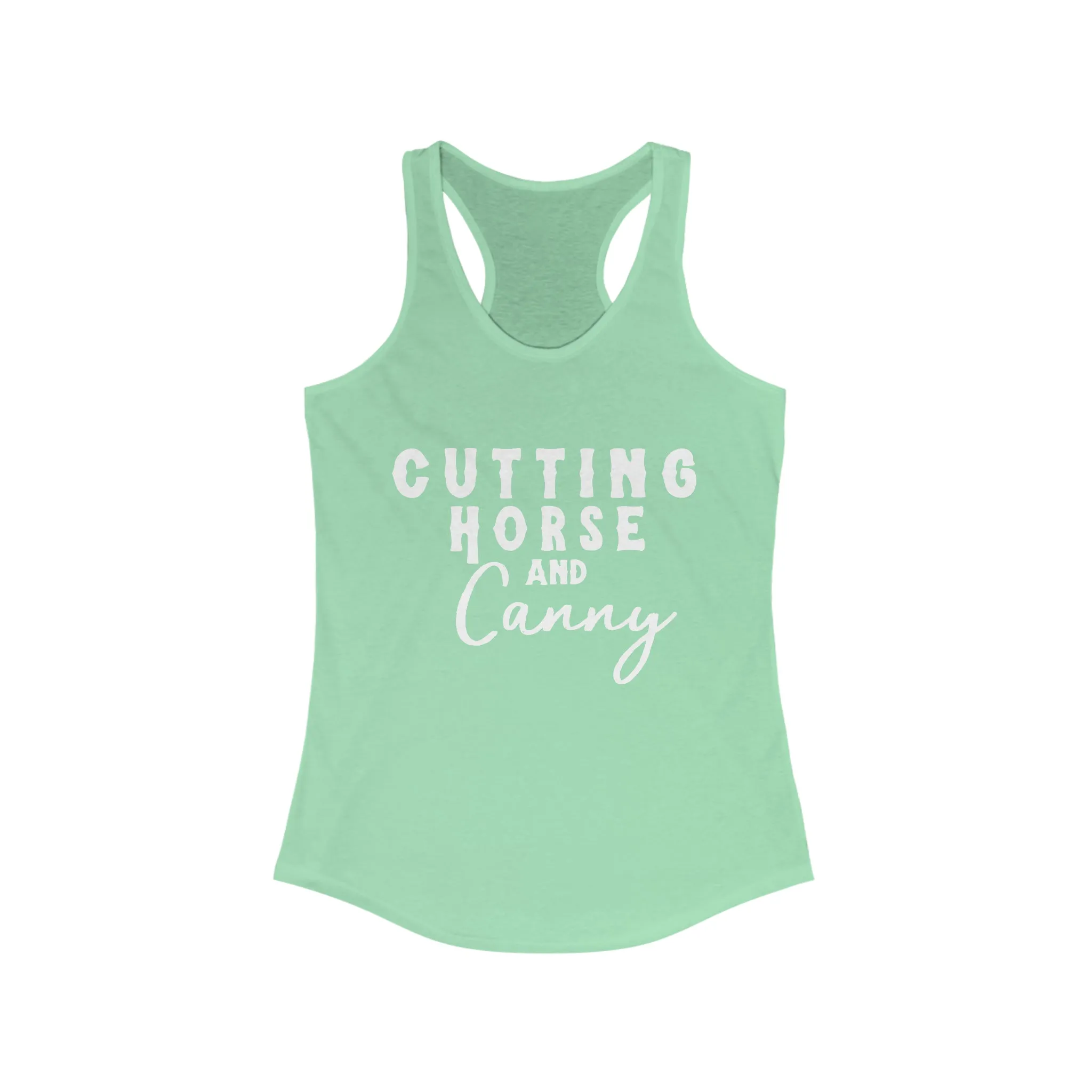 Cutting Horse & Canny Racerback Tank