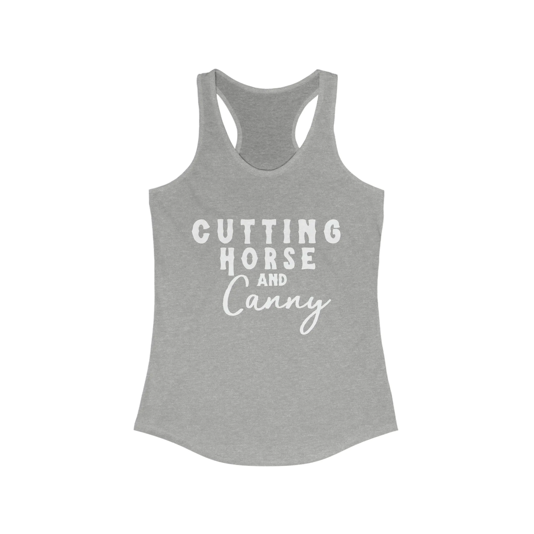 Cutting Horse & Canny Racerback Tank