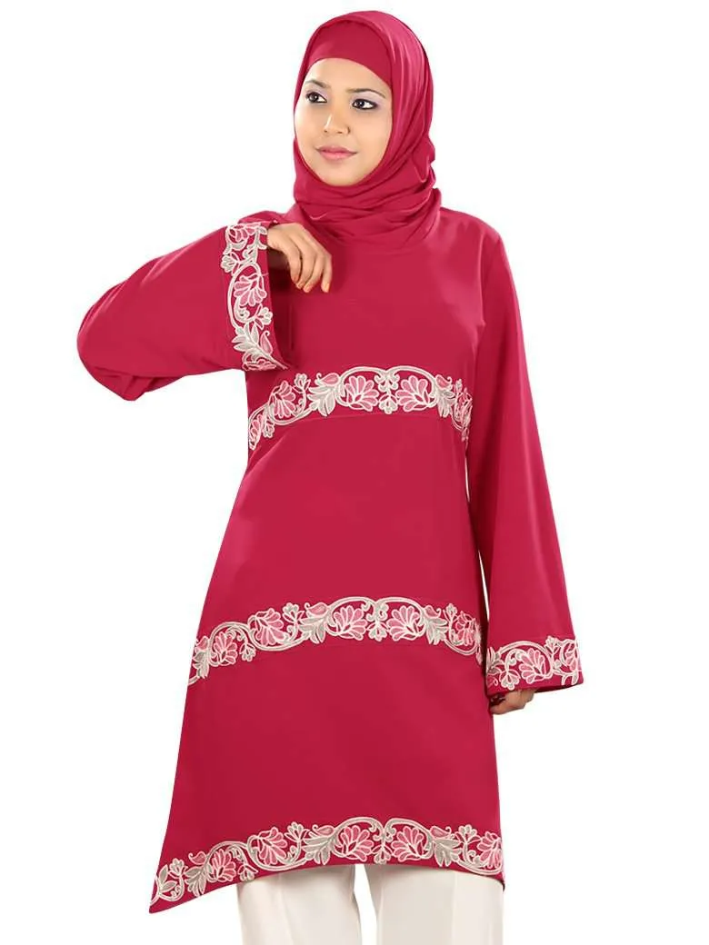 Fatimah Rose Pink Islamic Tunic