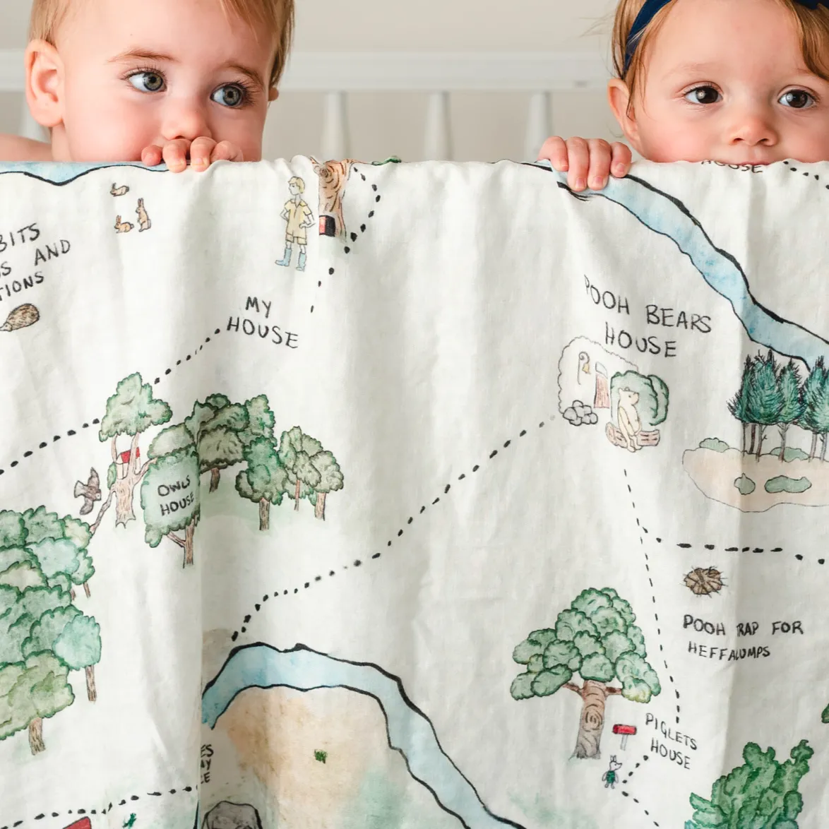 Hundred Acre Wood Swaddle Blanket