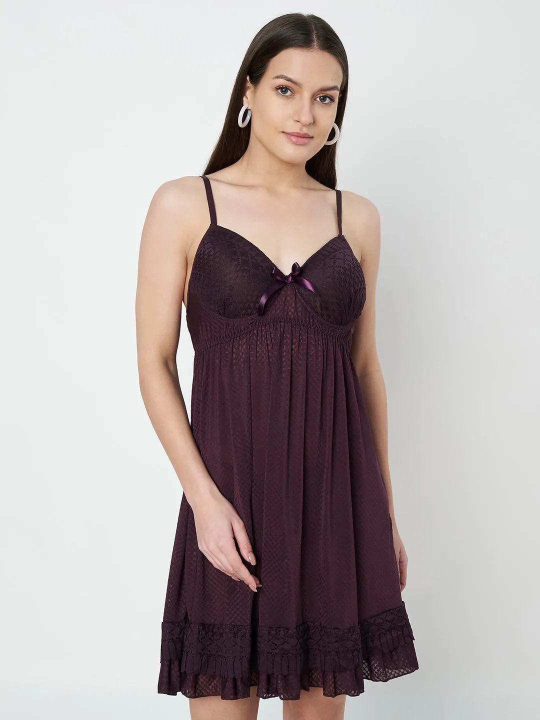 KOI SLEEPWEAR Premium Modal 1PC Wine