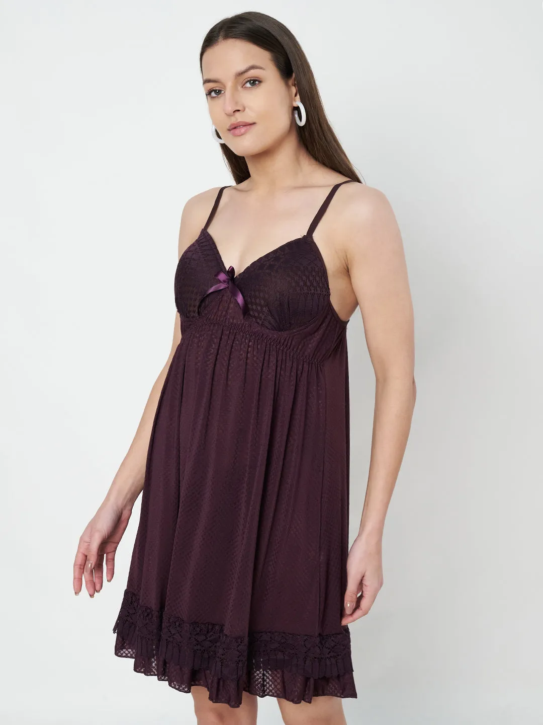 KOI SLEEPWEAR Premium Modal 1PC Wine