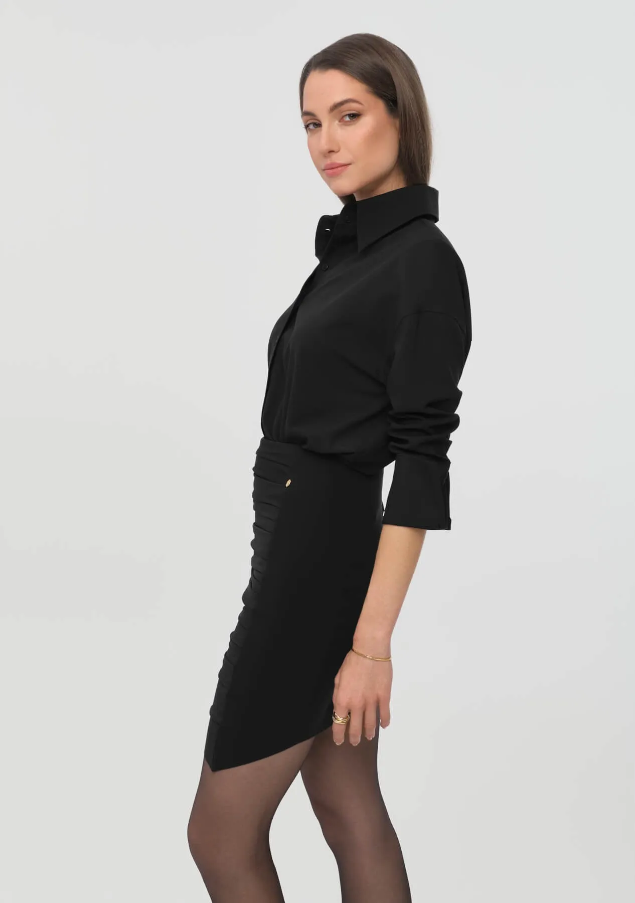 LAREGIA Stretch Shirt black