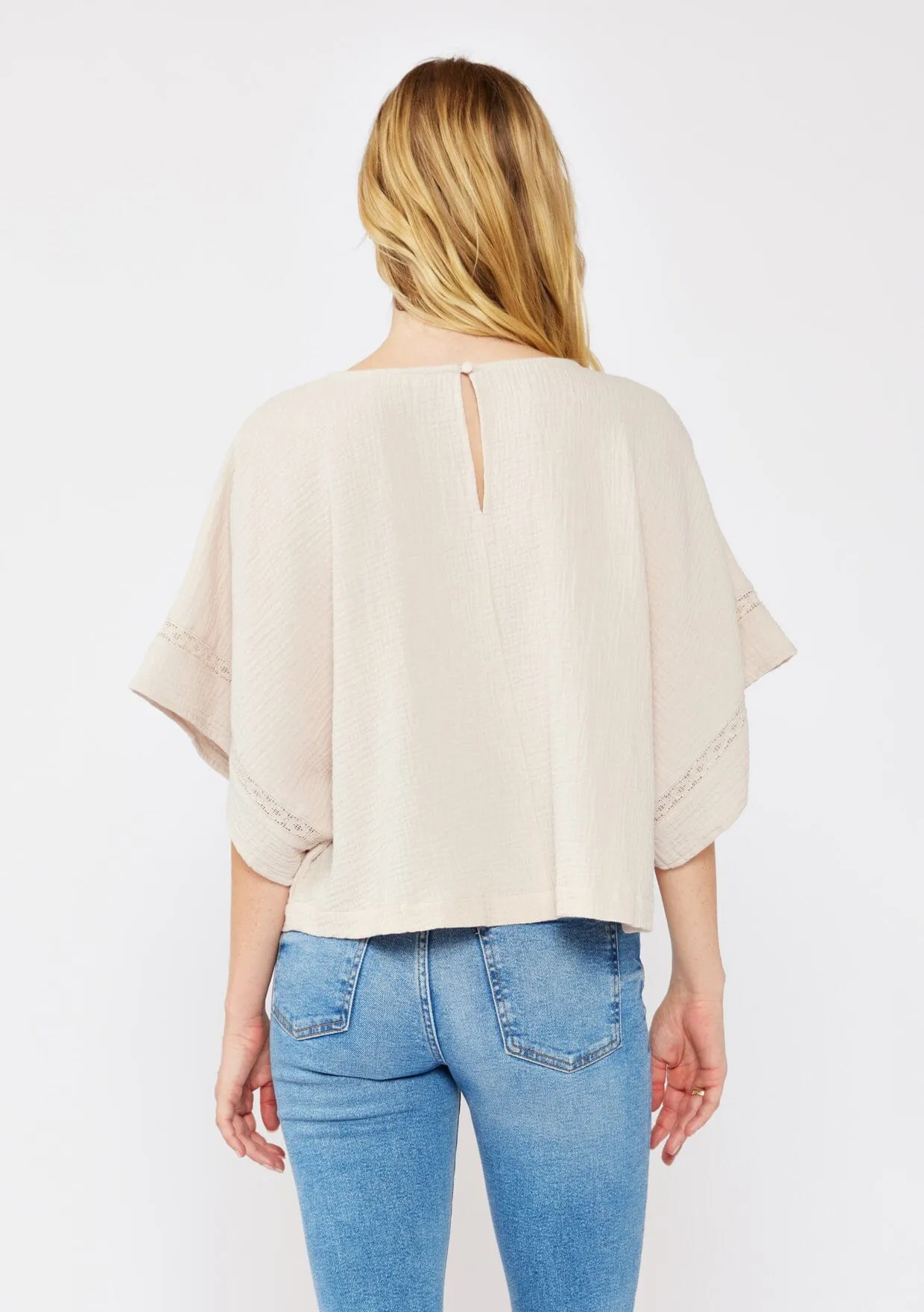 Livin' In it Cotton Blouse