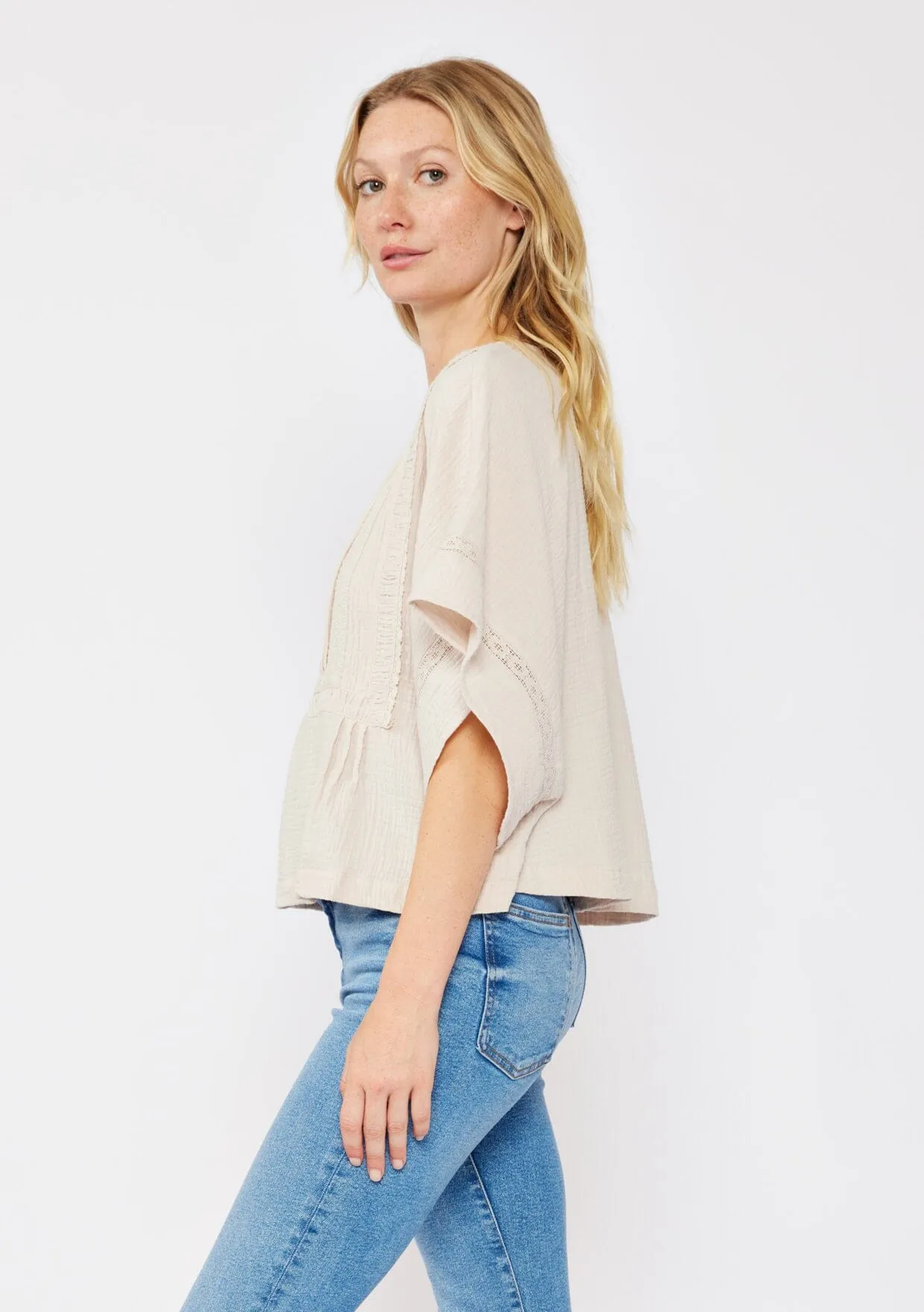 Livin' In it Cotton Blouse