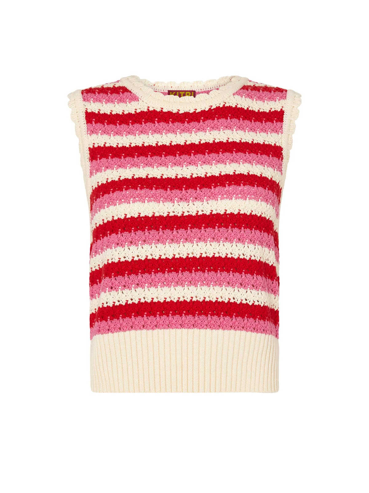 Marley Pink Stripe Knit Top