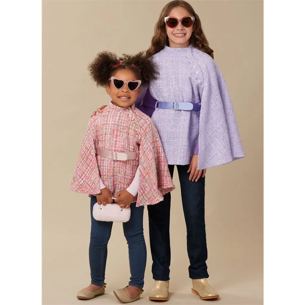 McCall's Pattern M8538 Children's and Girls' Capes