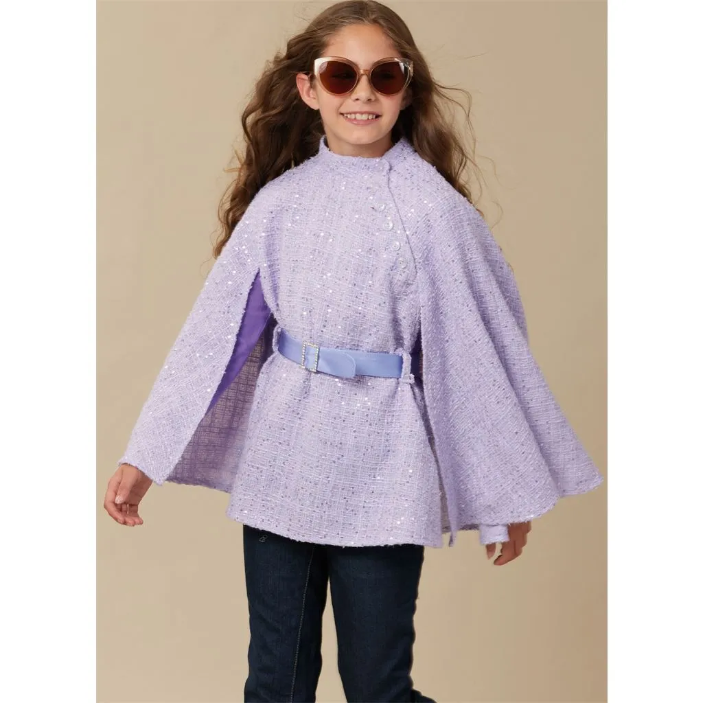 McCall's Pattern M8538 Children's and Girls' Capes