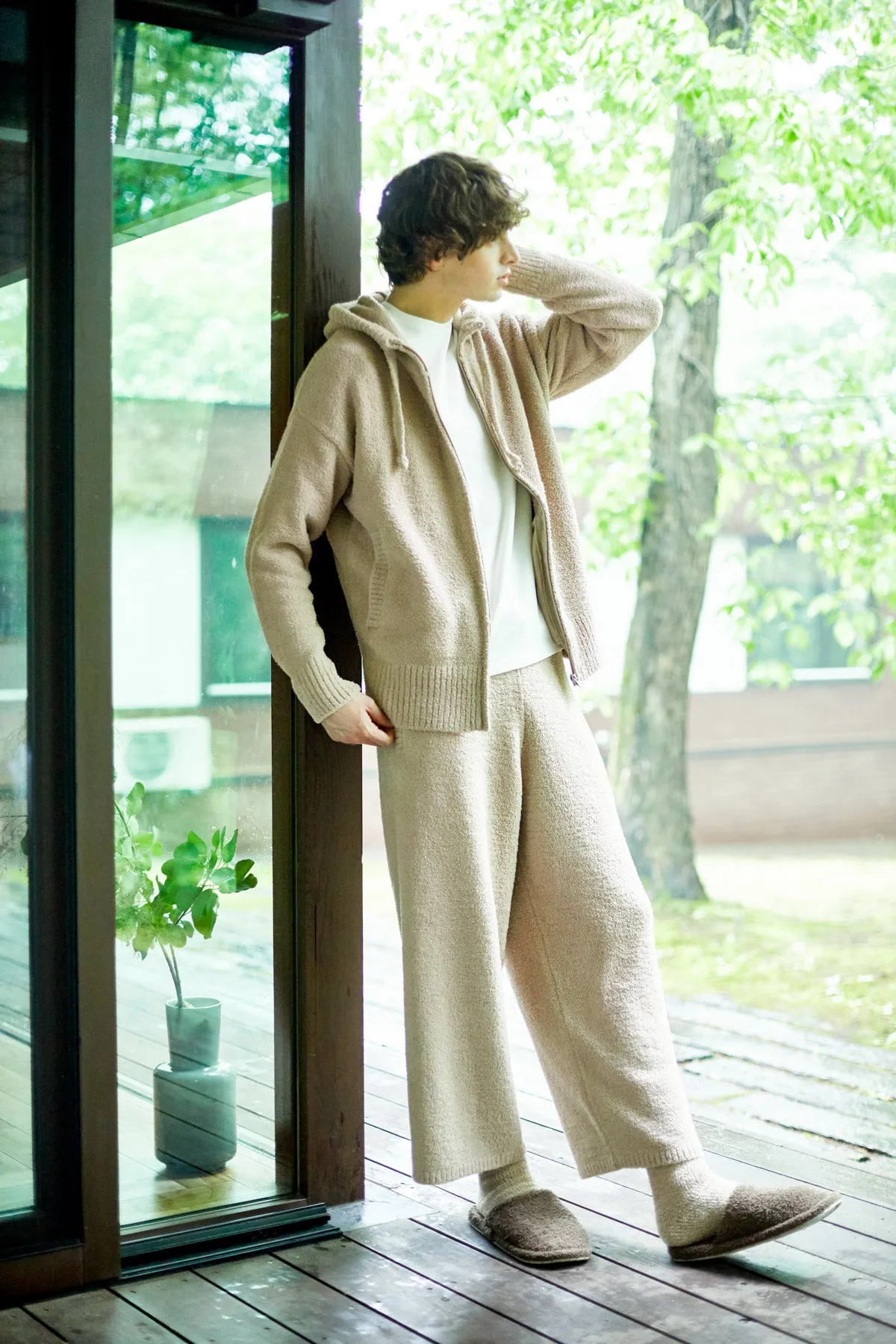 【MEN】nestwell CEDAR - Relaxed Fit Long Wide Pants -