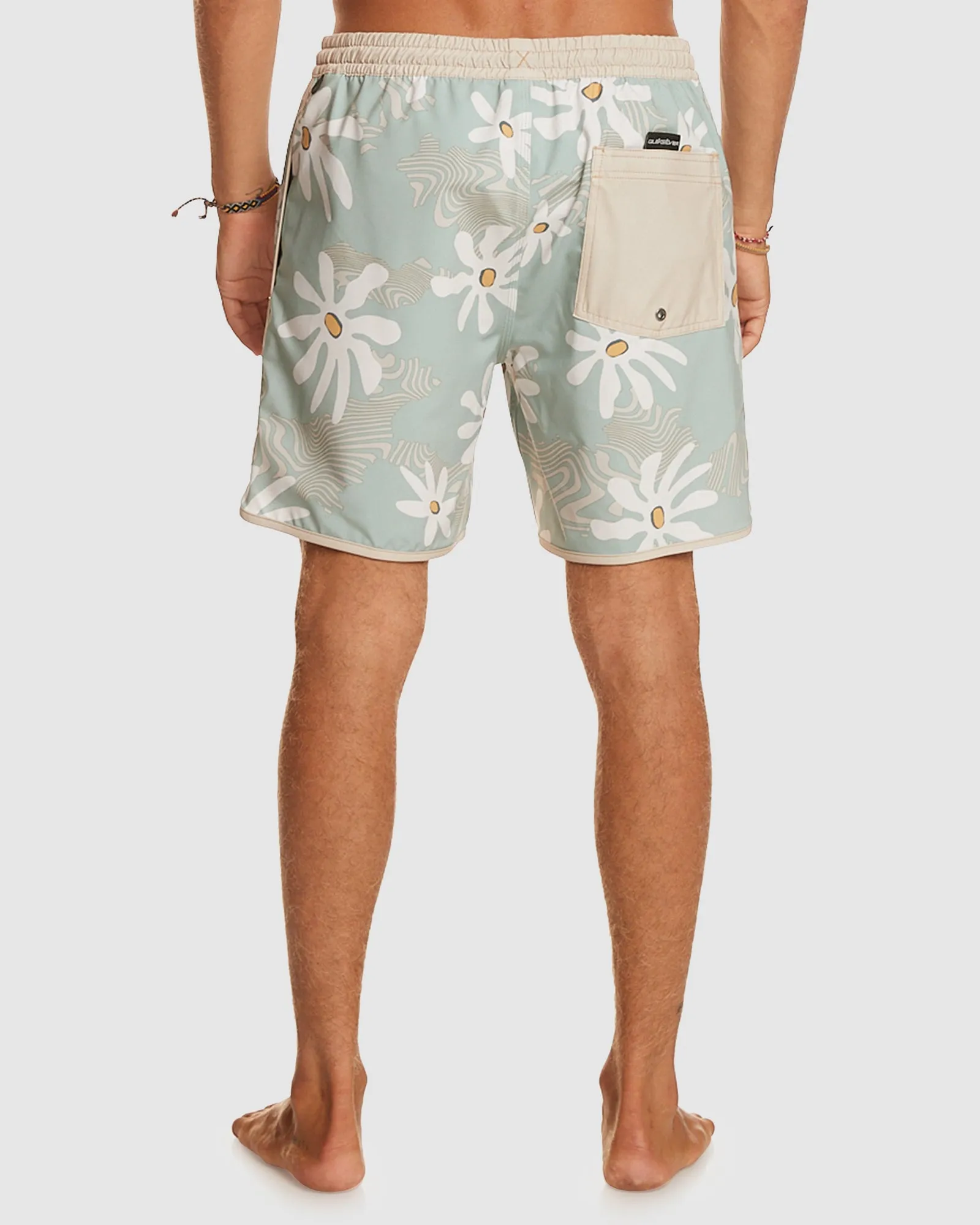 Mens Surfsilk Scallop Volley 17" Swim Shorts