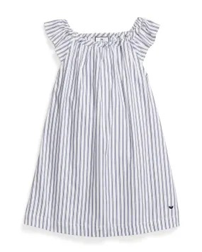 Navy French Ticking Isabelle Nightgown