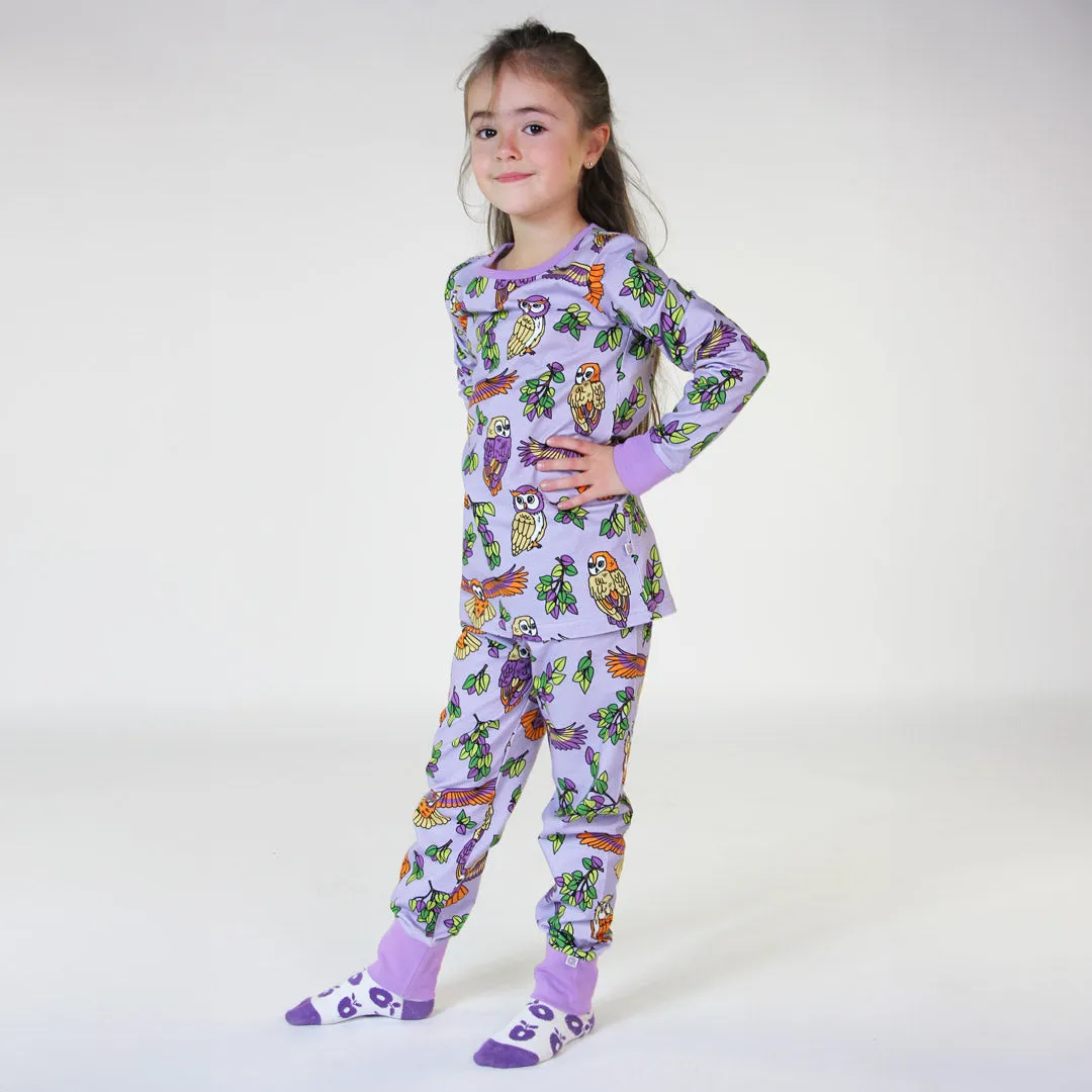 Nightwear set with owls