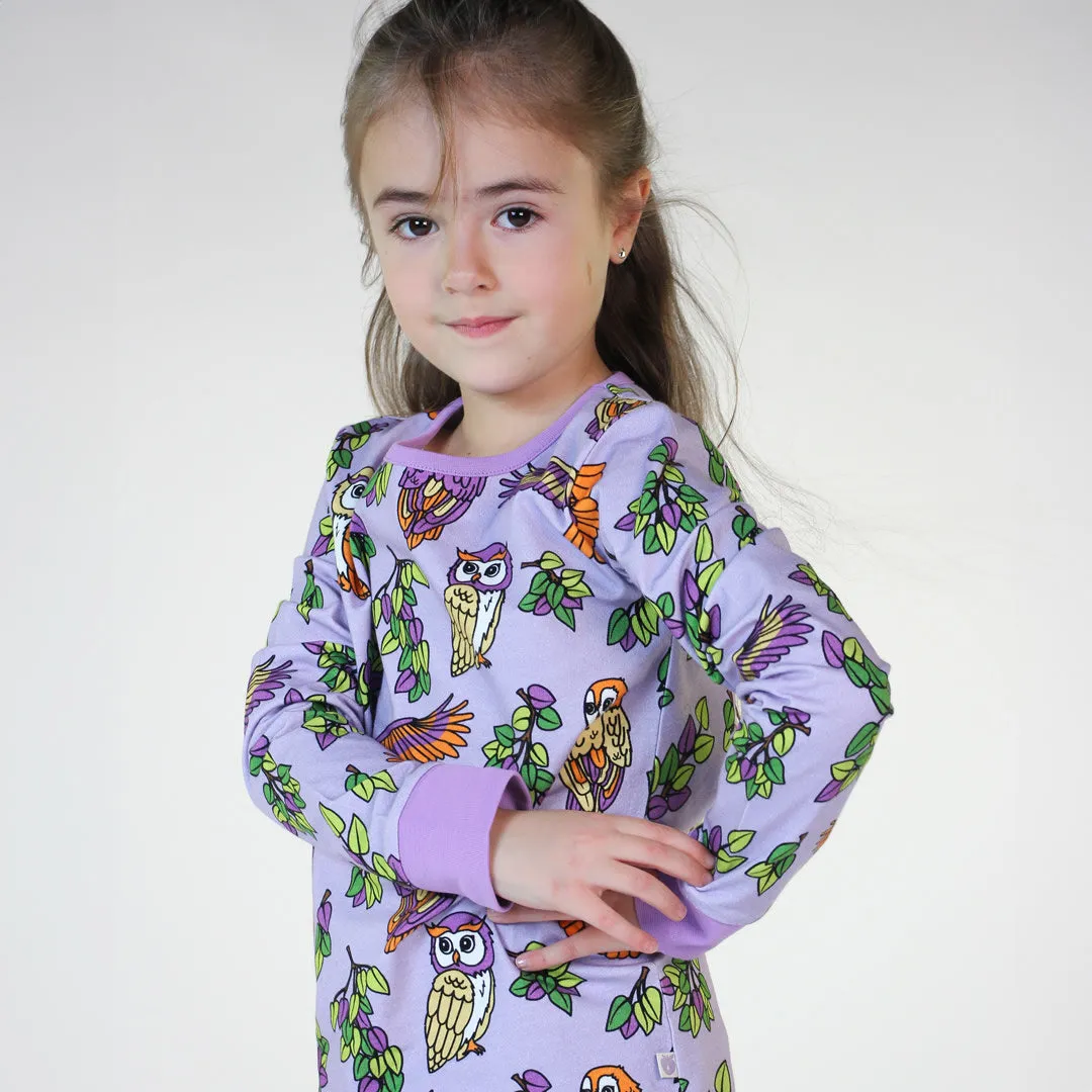 Nightwear set with owls