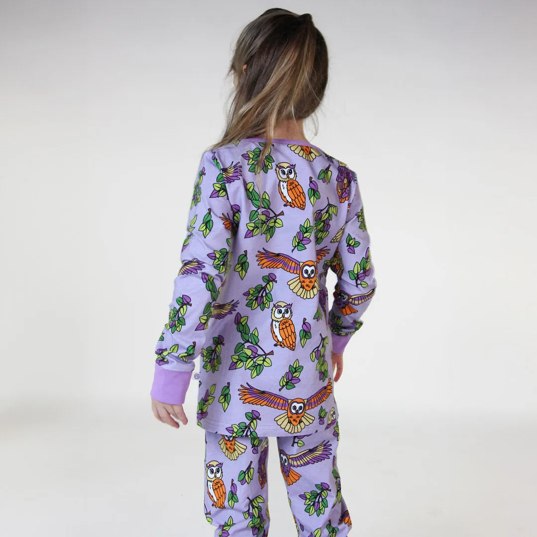 Nightwear set with owls