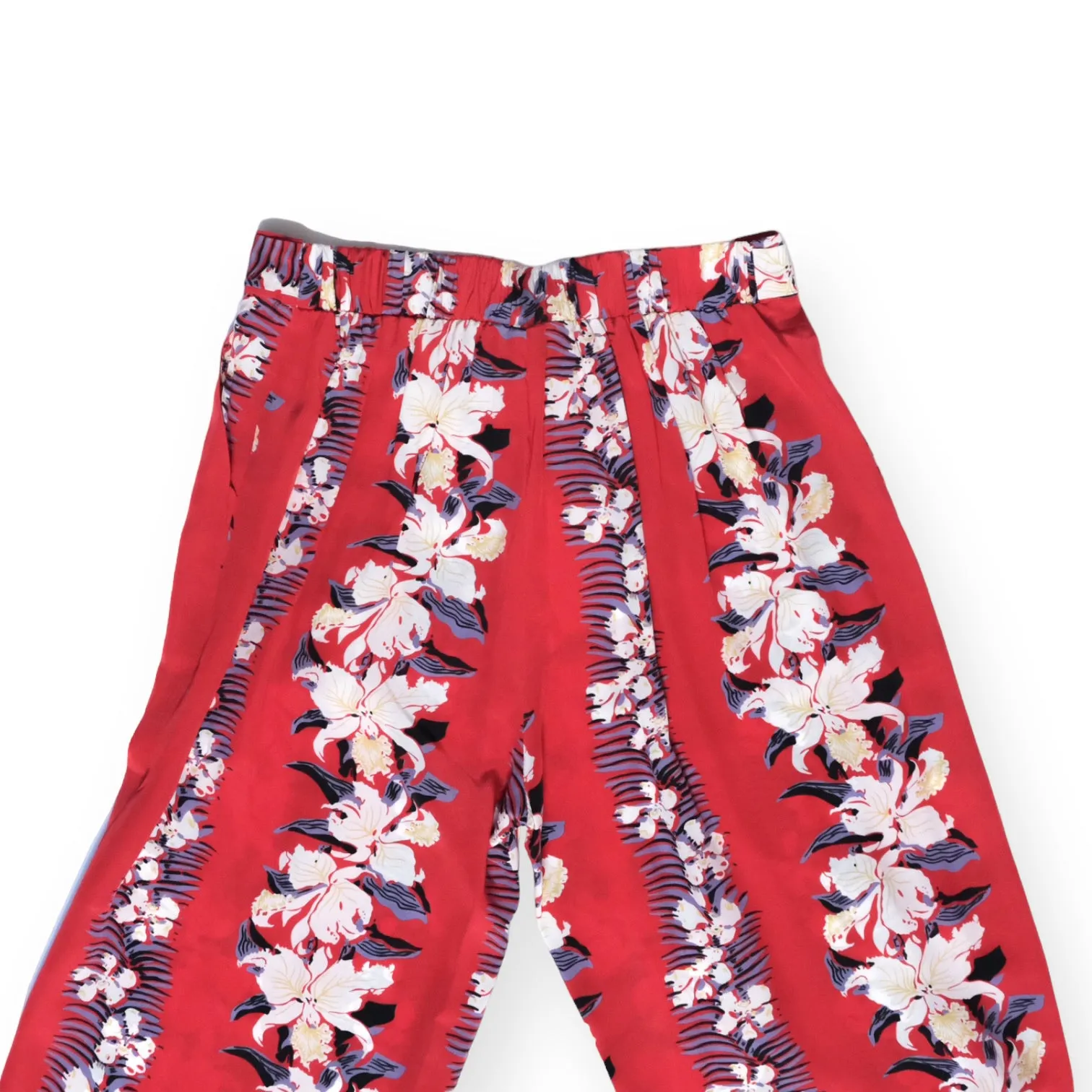 Orchid (Elastic Waist Bow Tie Pants) - Red