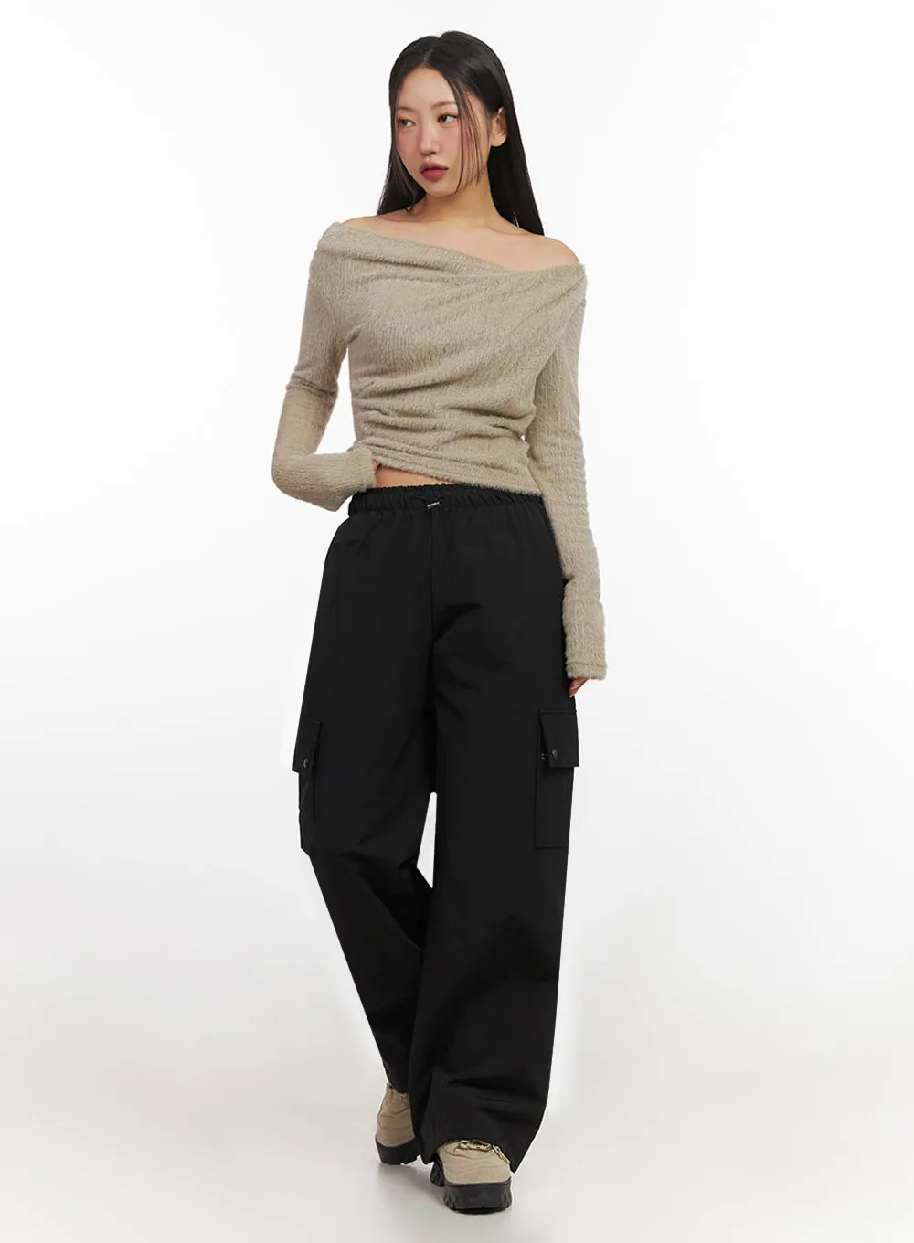 Relaxed-Fit Cotton Cargo Pants IF510