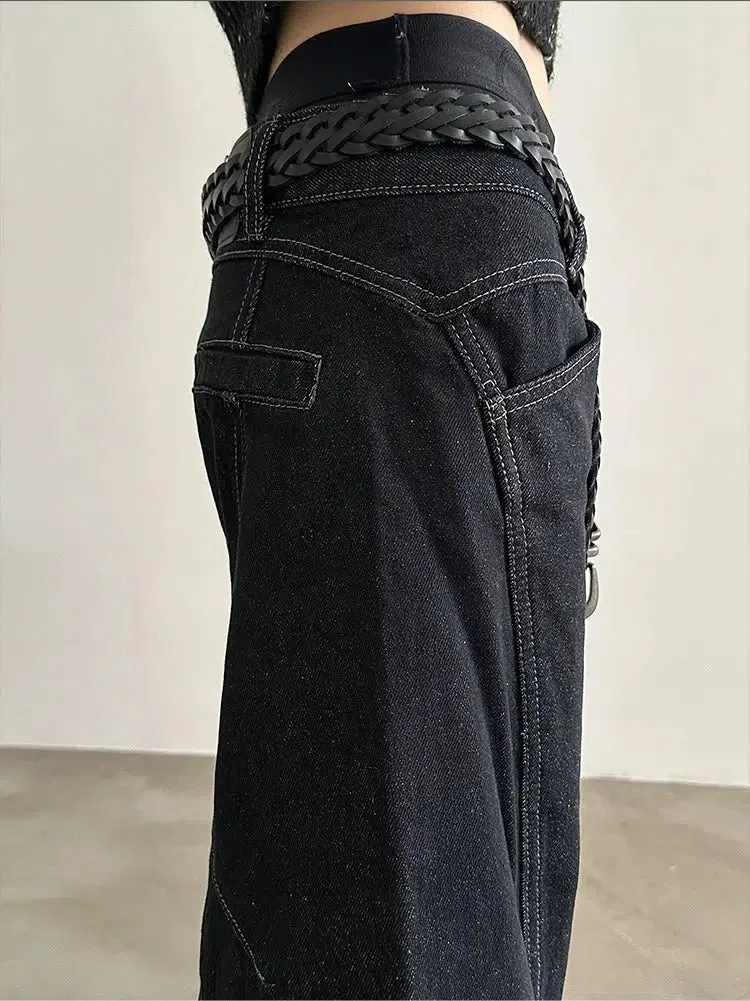 Relaxed Fit Denim Pants