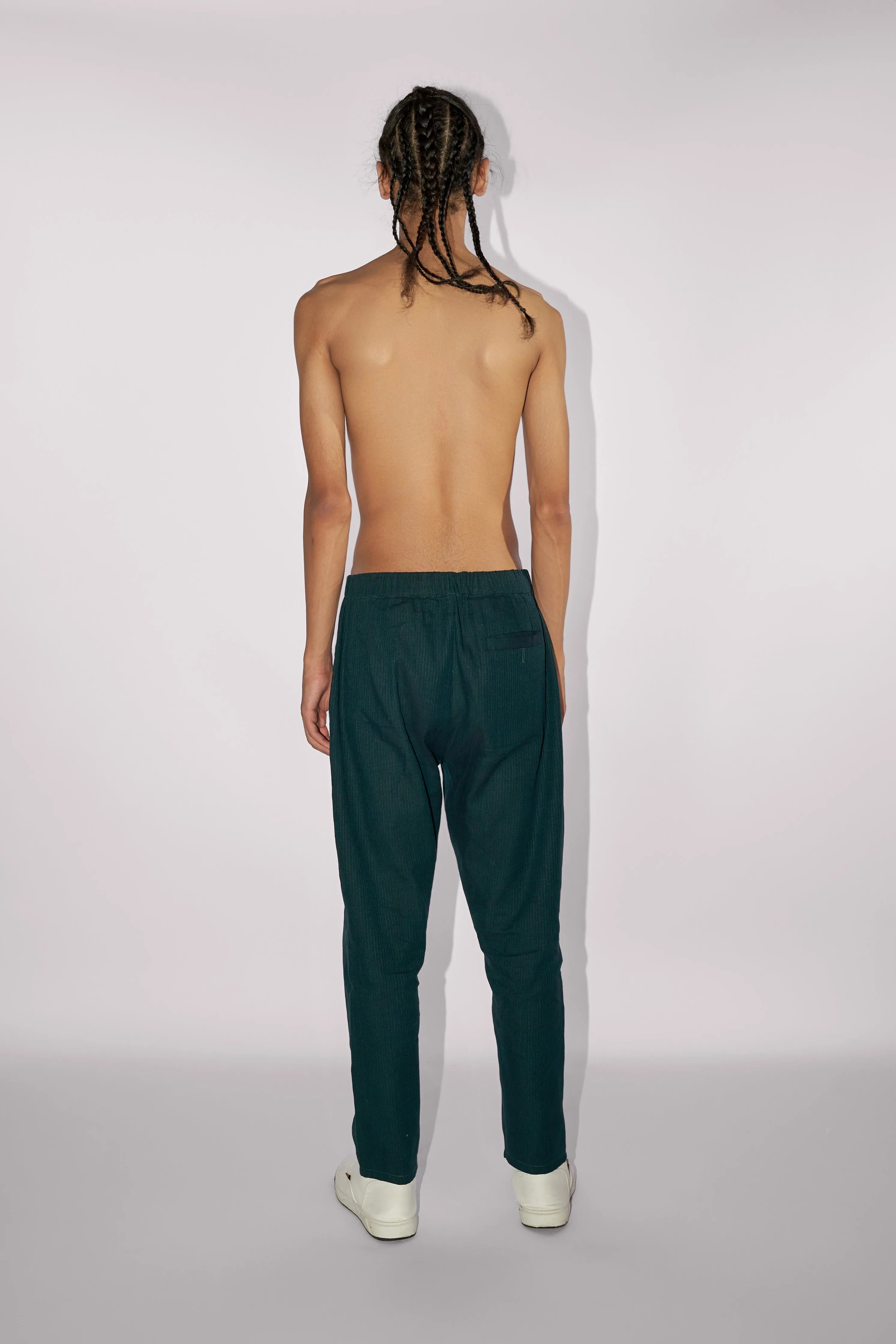 RELAXED FIT ELASTICATED WAIST PANTS