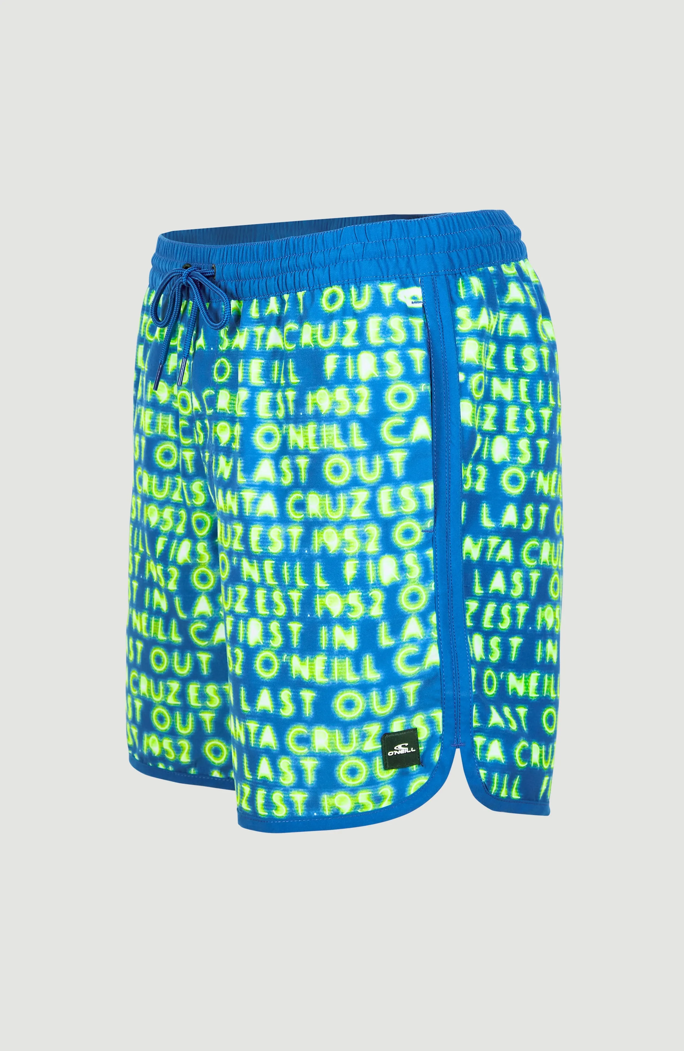 Scallop Neon 16'' Swim Shorts | Bright Blue Neon Lights