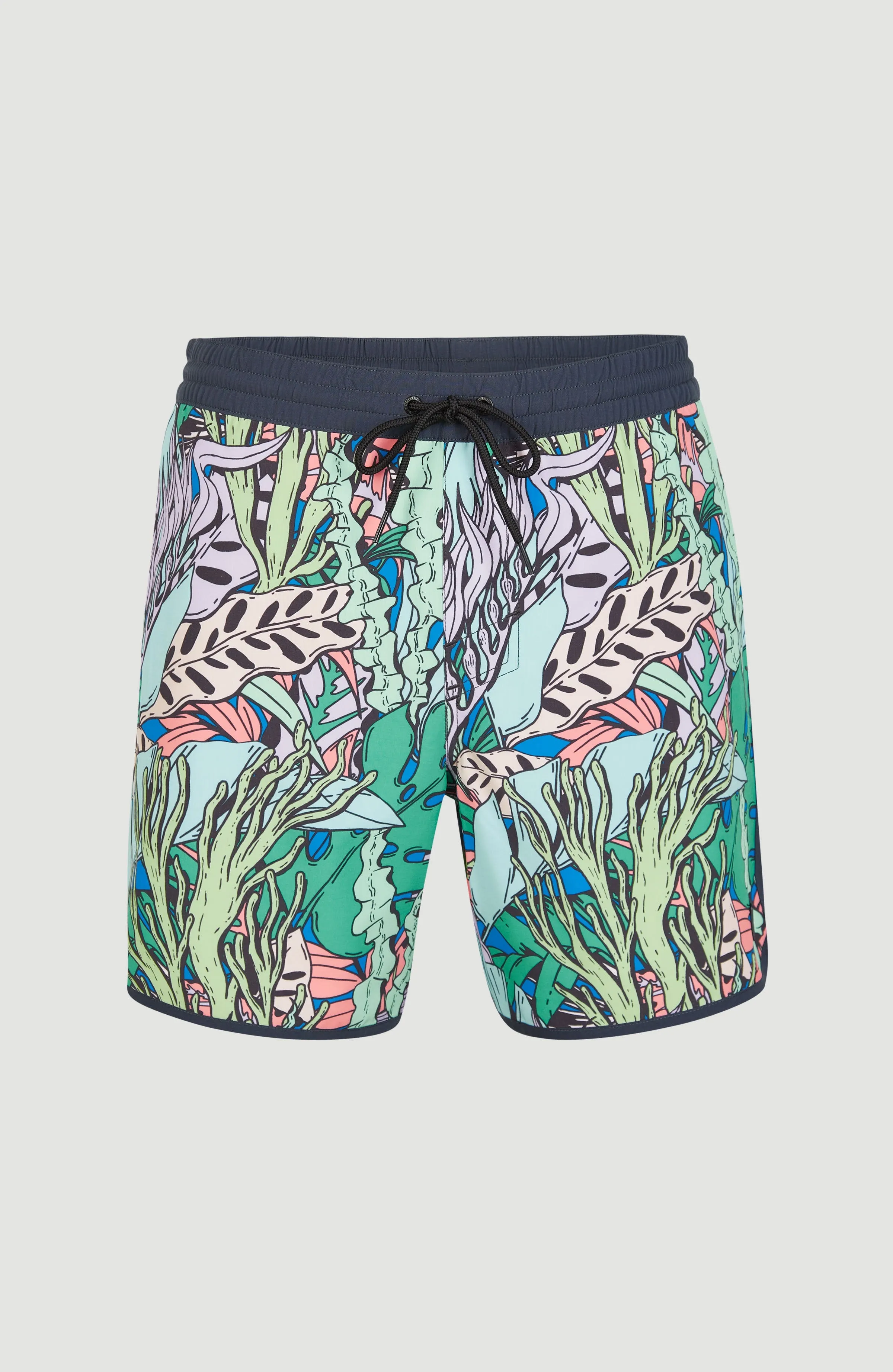 Scallop Ocean 16'' Swim Shorts | Blue Comic Seaweed