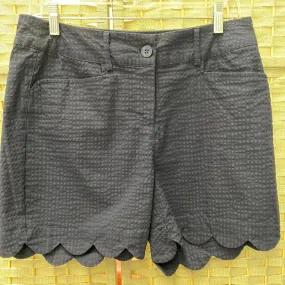 Scallop Shorts-Navy