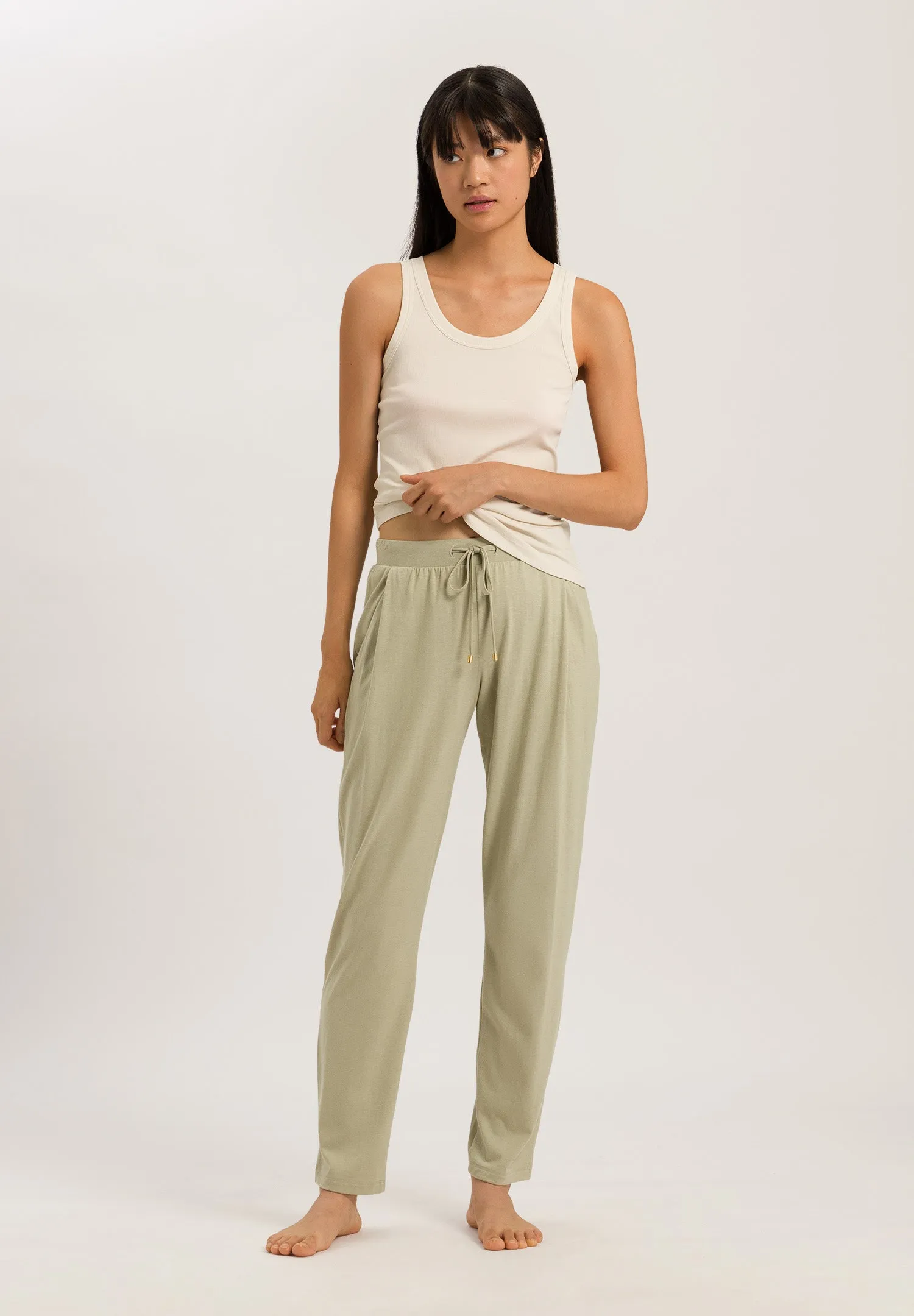 Sleep And Lounge Knit Long Pant | Moss Green 77880-2720