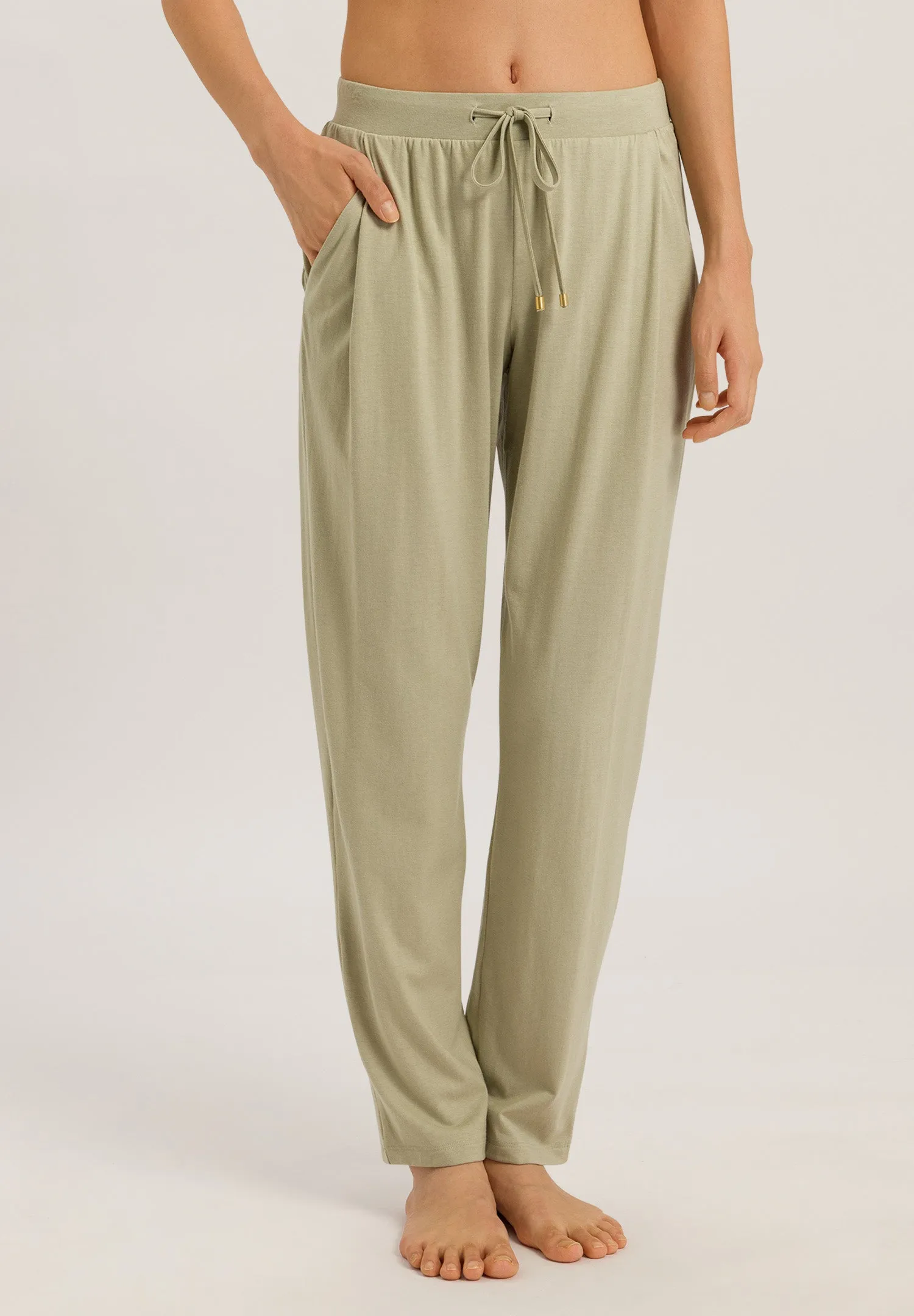 Sleep And Lounge Knit Long Pant | Moss Green 77880-2720