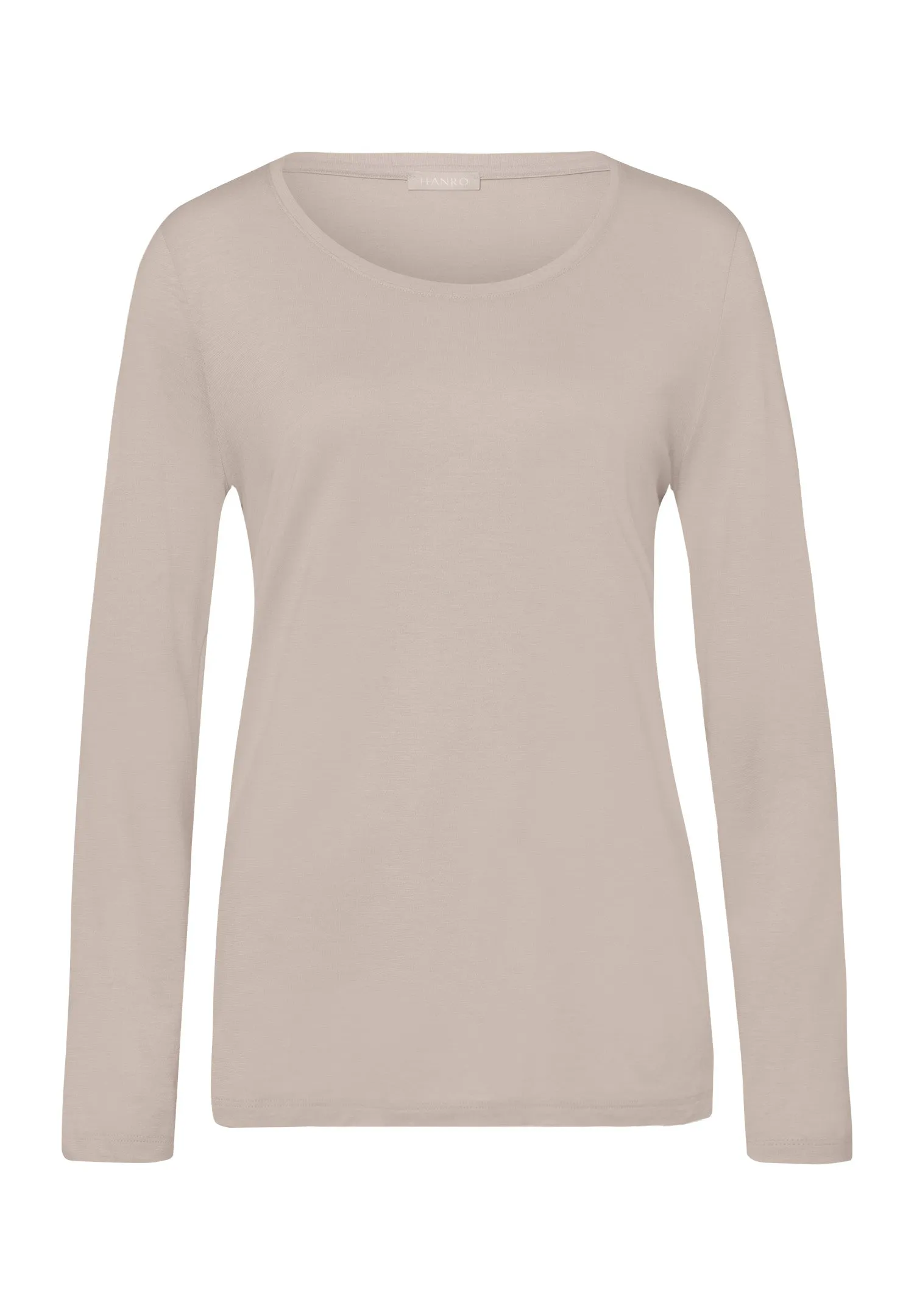 Sleep And Lounge Relaxed Round Neck Top | Pumice 77844-2801