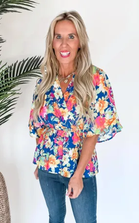 Spring Floral Kimono Top - Final Sale