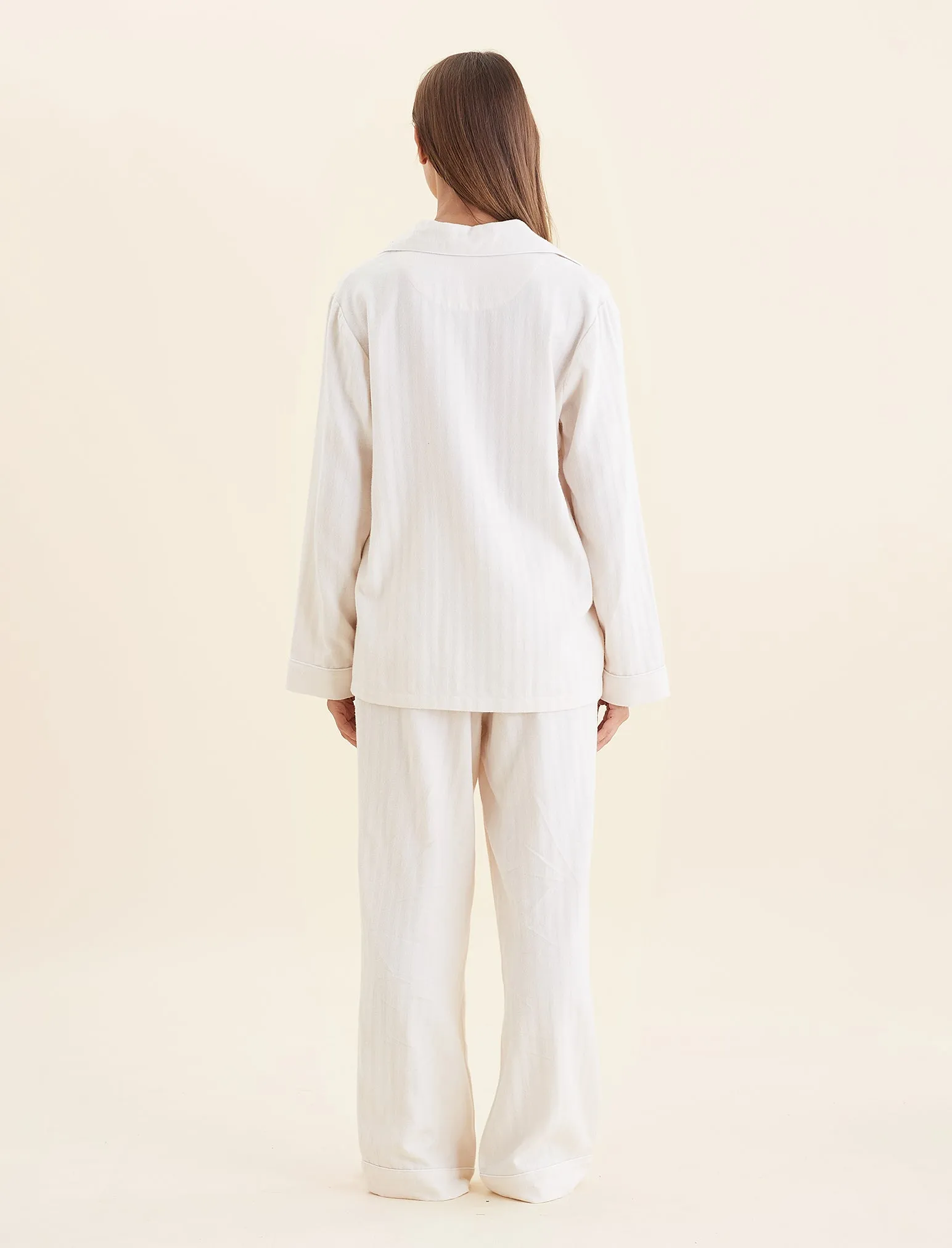 Super Soft Brushed Herringbone PJ